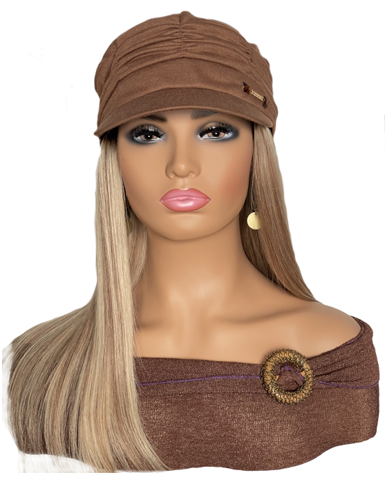 Hats with Hair Attached For Women