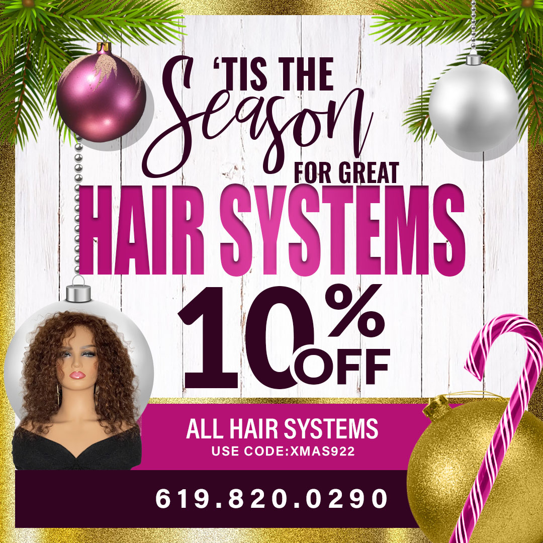 Christmas Wig Sales Ads