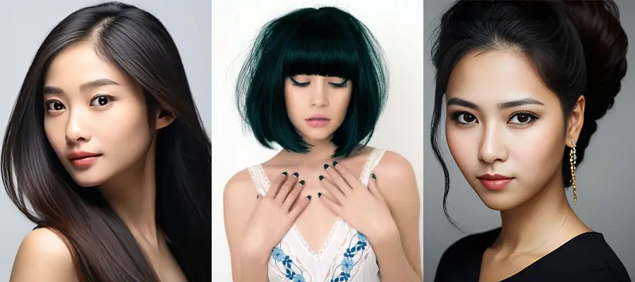 Hairstyles For Asian Women by Cecelia Johnson | Uptown New York Style Hair Salon Solana Beach