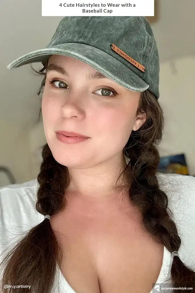 4 Cute Hairstyles to Wear With a Baseball Cap